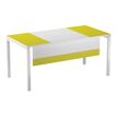 Voile de fond pour bureau EASYDESK L160cm - Blanc/vert