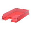 Esselte Europost - Corbeille à courrier rouge grenadine transparent