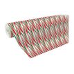 Clairefontaine Alliance - Papier cadeau - 70 cm x 50 m - 60 g/m² - motif vagues or/rouge/vert