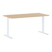 Bureau YES ! - 120 cm - Pieds métal fixes - Chêne