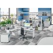 3253310263086-Bureau droit DUAL - L180 - Pieds blanc - plateau imitation noyer--1