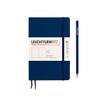 Leuchtturm1917 - Carnet de notes souple B6+ - uni - bleu marine