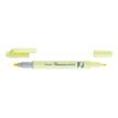 Pentel Illumina FLEX - Surligneur double pointe - jaune pastel