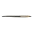 3501179531823-Parker Jotter Standard - Stylo à bille - moyen - encre bleue - Acier Gt-Avant-0