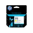 HP 711 - Pack de 3 - jaune - cartouche d'encre originale (CZ136A)