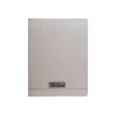 Calligraphe 8000 - Cahier polypro 24 x 32 cm - 48 pages - grands carreaux (Seyes) - gris