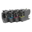 Brother LC421 - pack de 4 - noir, jaune, cyan, magenta - cartouche d'encre originale