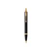 3501179316666-Parker IM - Stylo à bille noir/or - encre bleue-Avant-0