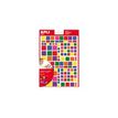 Apli - 6 feuilles gommettes assortis - coloris assortis