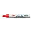 Uni PAINT PX - Marqueur permanent - pointe ogive - rouge