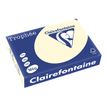 Clairefontaine Trophée - Papier couleur - A4 (210 x 297 mm) - 160 g/m² - Ramette de 250 feuilles - ivoire