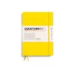 4004117616037-Leuchtturm1917 - Carnet de notes rigide - composition B5 - ligné - jaune citron-Avant-0