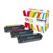 Cartouche laser compatible HP 305A - pack de 3 - cyan, magenta, jaune - Owa K35580OW