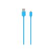 3701263512558-JAYM POP Collection - Câcle USB vers Lightning - 1.5 m - bleu-Avant-0