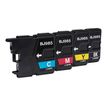 Cartouche compatible Brother LC985 - pack de 4 - noir, jaune, cyan, magenta - Uprint