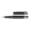 Online Campus - Stylo plume - encre bleue - 0.5 mm - corps noir