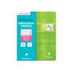3329680637991-Clairefontaine Metric - Répertoire piqué pour déficients visuels - 17 x 22 cm - 96 pages - Grands carreaux noirs agrandis - Disponible -Avant-2