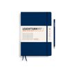 Leuchtturm1917 - Carnet de notes rigide - composition B5 - ligné - bleu marine