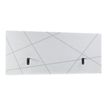 Écran de séparation pour bureau SUNDAY - L160 x H60 cm - blanc