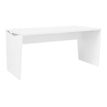 Bureau YES ! - 160 cm - Pieds panneaux fixes - Blanc