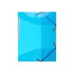 3130630556725-Exacompta Iderama PP - Chemise polypro à rabats - A4 - pour 250 feuilles - bleu clair-Avant-0