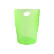 Exacompta Ecobin - Corbeille à papier 15L - vert pomme translucide