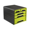 CEP Smoove - Module de classement 5 tiroirs - noir/vert