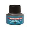 edding FTK 25 - Recharge d'encre marqueur pour chevalets - noir