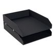 Exacompta OfficeByMe - Lot de 2 corbeilles à courrier - pour A4+ - noir