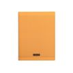 3210330183688-Calligraphe 8000 - Cahier polypro A4 (21x29,7cm) - 192 pages - grands carreaux (Seyes) - orange-Avant-0
