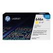 884962601310-HP 646A - jaune - cartouche laser d'origine-Avant-0
