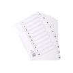 5016196103574-Exacompta - Pack de 25 intercalaires 10 positions numériques - A4 - blanc - touches plastif-Multi-angle-1