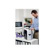 5028252247313-Rexel Style+ - destructeur de documents coupe croisée - 7 feuilles - Corbeille 12 litres-Angle gauche-3