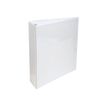 Exacompta Kreacover - Classeur à anneaux personnalisable - Dos 60 mm - A4 Maxi - blanc - 3 pochettes extérieures