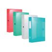 3135251144436-Viquel Propyglass - Boîte de classement plastique - dos 100 mm - rouge-Angle droit-0