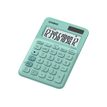 Calculatrice de bureau Casio MS-20UC - 12 chiffres - alimentation batterie et solaire - vert