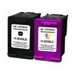Cartouche compatible HP 303XL - pack de 2 - noir, cyan, magenta, jaune - Uprint