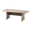 3483600784308-Table de réunion tonneau JAZZ+ - 204 cm - Chêne gris-Angle droit-0