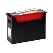 3135254180677-Viquel Rainbow - Boîte d'archivage Easycase avec poignées de transport + 8 dossiers suspendus a-Gauche-0
