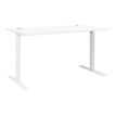 Bureau YES ! - 140 cm - Pieds métal fixes - Blanc