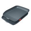 4002432126248-Leitz Cosy - 2 Corbeilles à courrier plastique - gris-Angle droit-0