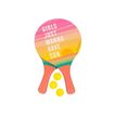 8054117627782-Legami Good Vibes - Raquettes de plage - Sunset-Avant-0
