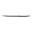 3501179531700-Parker Jotter - Stylo à bille - encre bleue - moyen - acier/argent-Avant-0
