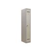 Vestiaire Industrie Propre - 1 porte - 180 x 30 x 50 cm - gris/gris