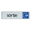 Pickup - Plaque de signalisation - 165 x 44 mm - sortie