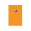 Oxford - Pack de 10 Blocs notes - 7,4 x 10,5 cm - 160 pages - petits carreaux - 80g - orange