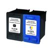 Cartouche compatible HP 21/22 - pack de 2 - noir, cyan, magenta, jaune - Uprint