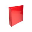 Exacompta Kreacover - Classeur à anneaux personnalisable - Dos 60 mm - A4 Maxi - pour 225 feuilles - rouge - 3 pochettes extérieures