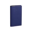 3371010489497-Quo Vadis Club 17 - Répertoire carnet d'adresses 8,8 x 17 cm - ligné - bleu-Angle gauche-0