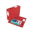 Oxford Memphis - Boîte de classement plastique - dos 80 mm - rouge